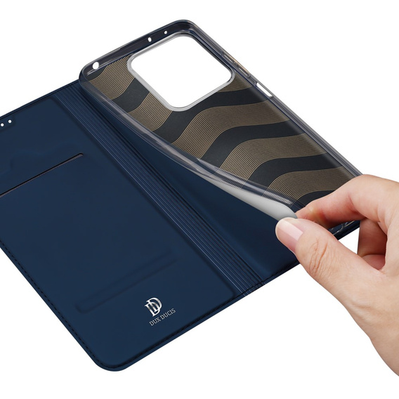 Dux Ducis Huse pentru Xiaomi Redmi Note 13 5G, Skinpro, albastru închis
