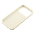 Husă din silicon pentru iPhone 17 Pro Max - compatibilă cu MagSafe, antișoc, bej