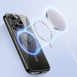 Husă pentru iPhone 12 Pro Max, Electro MagSafe, negru + Sticlă pentru ecran