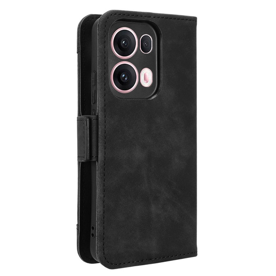 Cu clapetă pentru Oppo Reno 13 Pro, Card Slot, negru