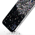 Huse pentru Samsung Galaxy A10, Glittery, negru