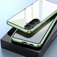 Husa pentru Samsung Galaxy A36, Magnetic Dual Glass, verde