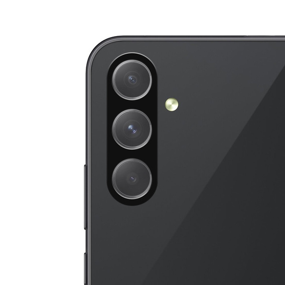 2x ERBORD sticlă călită ERBORD pentru camera pentru Samsung Galaxy A34 5G, negru