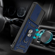 Husă blindată pentru Realme GT 7 Pro, CamShield Slide, albastru