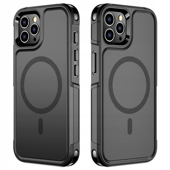 Huse pentru iPhone 16 Pro Max, MagForce MagSafe, negru
