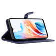 Cu clapetă pentru Oppo A38 4G / Oppo A18 4G, Mandala, violet