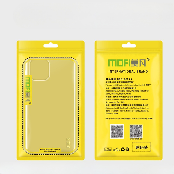 Husă MOFI pentru Huawei Nova Y61, subțire, transparentă
