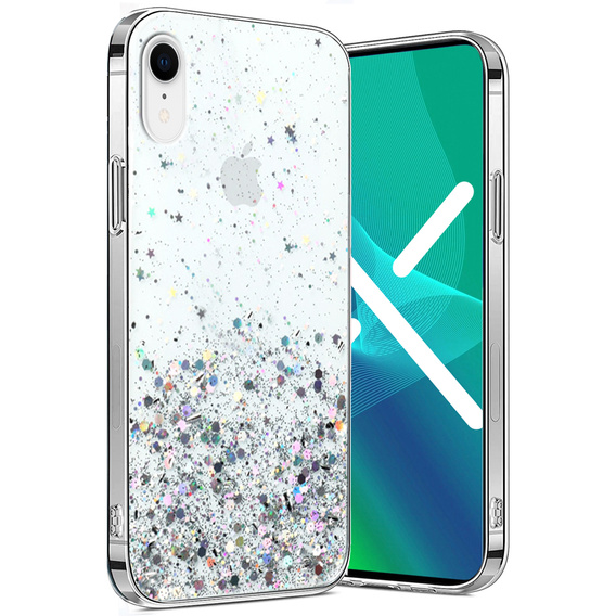 Huse pentru iPhone XR, Glittery, transparentă