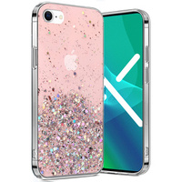 Huse pentru iPhone 7/8/SE 2020/SE 2022, Glittery, roz