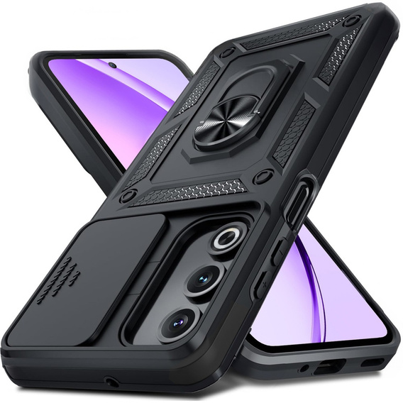 Husă blindată pentru Oppo A80, CamShield Slide, negru