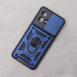 Husă blindată pentru Motorola Moto G84 5G, CamShield Slide, albastru