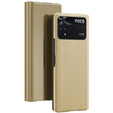 Huse pentru Xiaomi Poco M4 Pro 4G, Clear View, de aur
