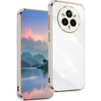 Husă pentru Realme 14 Pro 5G, Glamour CamShield, alb