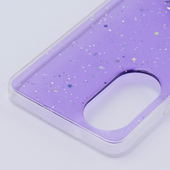 Huse pentru Oppo A58 4G, Glittery, violet