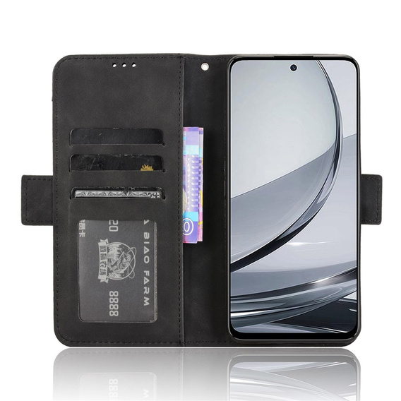 Husă cu slot pentru carduri pentru Nubia Focus Pro 5G, negru