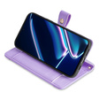 Cu clapetă pentru Realme 11 Pro 5G / Pro+ 5G, Wallet Zipper Pocket, violet