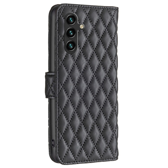 Cu clapetă pentru Samsung Galaxy A15, Wallet, BINFEN COLOR, negru