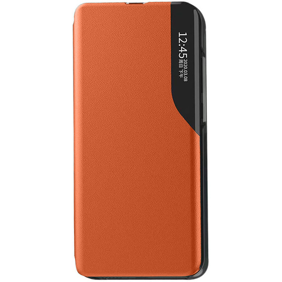 Husă cu clapetă pentru Honor Magic 6 Lite 5G, Side View, portocaliu