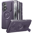 Husă blindată pentru Samsung Galaxy S25 Ultra, Dexnor CamProtect MagSafe, violet (Două rame)