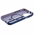 Carcasa pentru iPhone 14 Pro Max, Carbon Fiber MagSafe, albastru