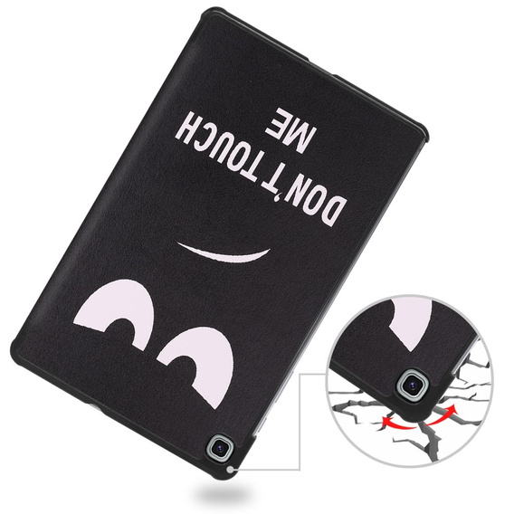 Husă pentru Samsung Galaxy Tab S6 Lite, Smartcase, don't touch me