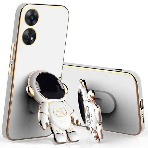 Huse pentru Oppo Reno8 T, Astronaut, alb