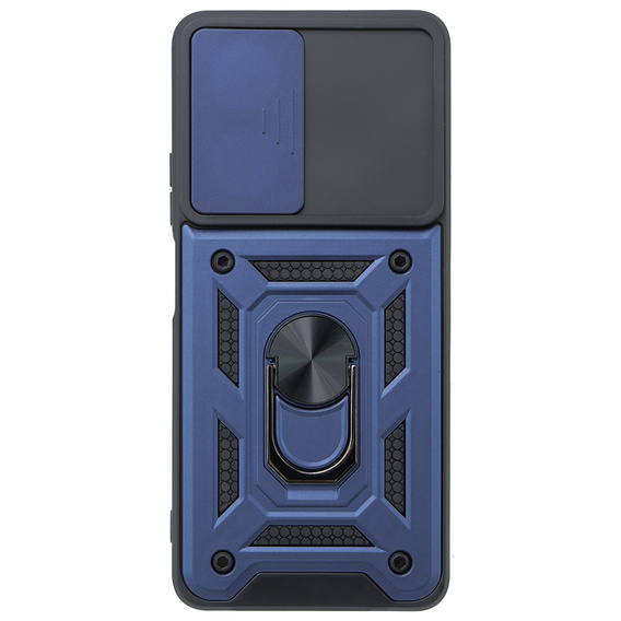 Husă blindată pentru Oppo A80, CamShield Slide, albastru