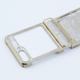 Husă pentru Samsung Galaxy Z Flip 5 5G, Mechanical Legend, de aur