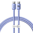 Cablu Baseus Crystal Shine USB-C la USB-C 100 W pentru dispozitive cu port USB-C