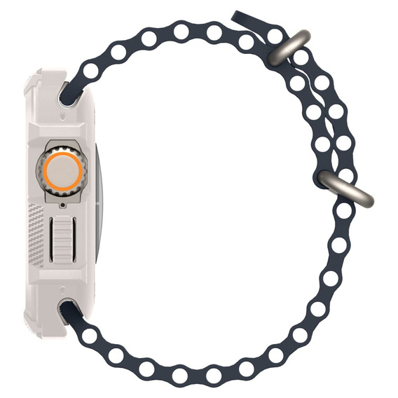 Pasek z etui Spigen do Apple Watch Ultra 49mm, Rugged Armor Pro, Czarny