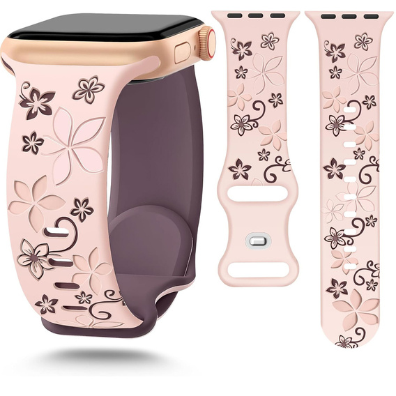 Curea din silicon pentru Apple Watch 1/2/3/4/5/6/7/8/9/SE 38/40/41/mm