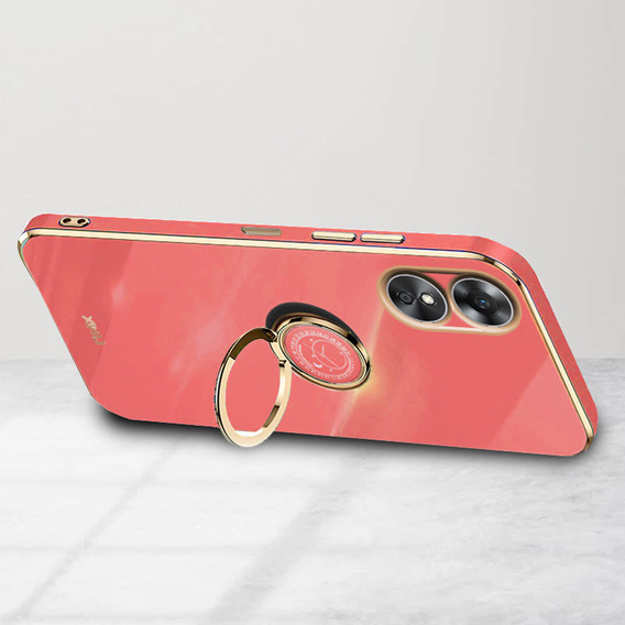 Huse pentru Oppo A17, Electro Ring, roșu