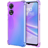 Husa pentru Oppo A78 4G, Gradient Dropproof, Violet / albastru