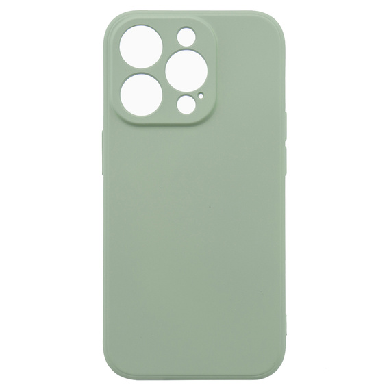 Husa pentru iPhone 15 Pro Max, Silicone Lite, verde