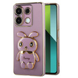 Carcasă pentru Xiaomi Redmi Note 13 Pro 5G, Rabbit, violet + sticlă călită 9H