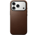 Husă Nomad pentru iPhone 17 Pro, husă modernă din piele, maro