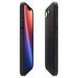 Carcasa Spigen pentru iPhone 16E, Liquid Air, negru + 9H Tempered Glass