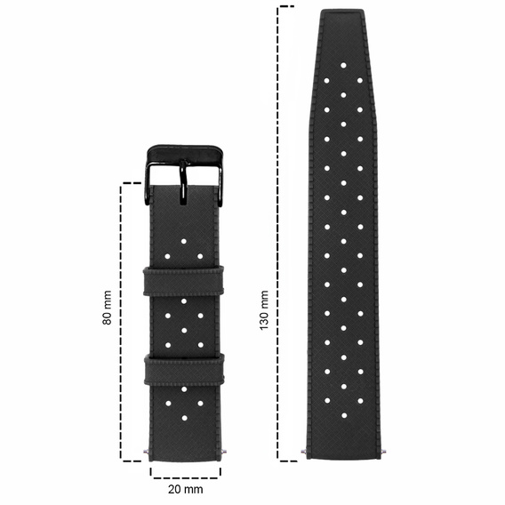 ERBORD curea universală din silicon de 20 mm