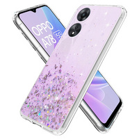 Huse pentru Oppo A78 5G, Glittery, violet