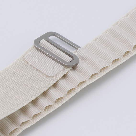 Curea din nailon pentru Apple Watch 1/2/3/4/5/6/7/8/SE/ULTRA 42/44/45/49mm, bej