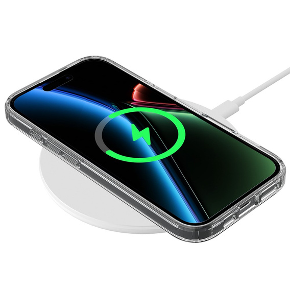 Husă pentru iPhone 17, pentru MagSafe, transparentă