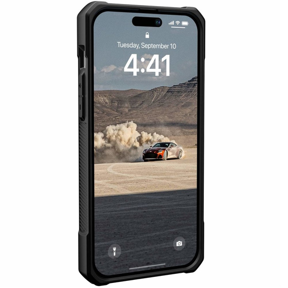 Carcasă Urban Armor Gear pentru iPhone 14 Pro Max, Monarch, carbon negru