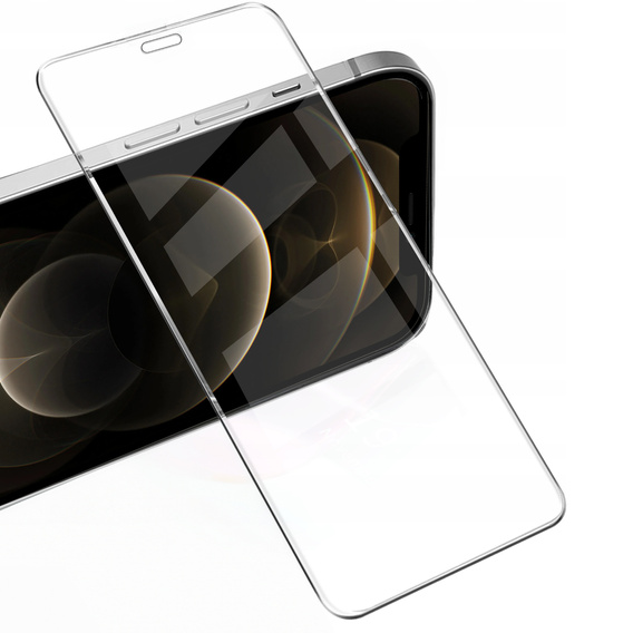 2x sticlă călită pentru iPhone 12/12 Pro, ERBORD 9H Hard Glass pe ecran