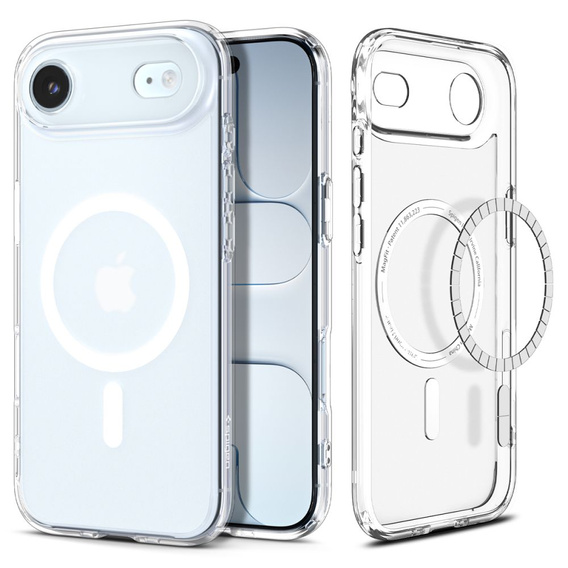 Carcasă Spigen Ultra Hybrid MagSafe pentru iPhone Air, Frost White