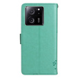 Carcasă cu clapetă pentru Xiaomi 13T / 13T Pro, copac, verde