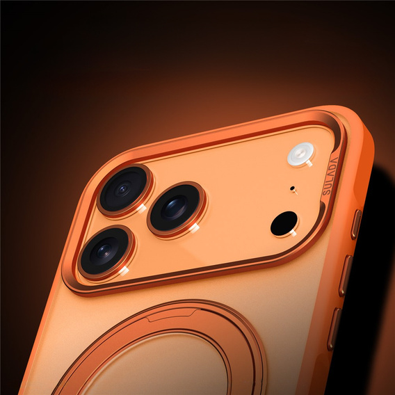 SULADA Magnetic Matte - Husă MagSafe cu suport pentru iPhone 17 Pro