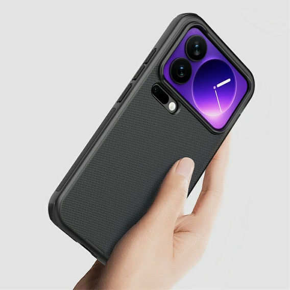 Husă NILLKIN Frosted Shield Pro MagSafe pentru Xiaomi 17 Pro, negru