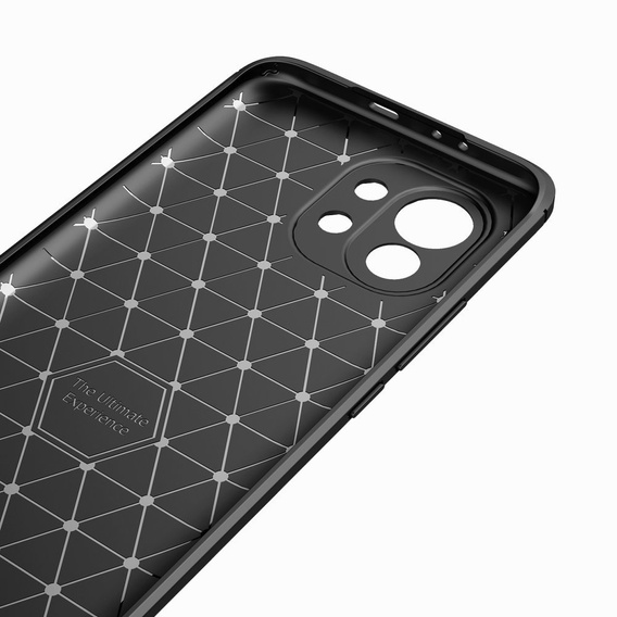 Huse pentru Xiaomi Mi 11, Carbon, negru