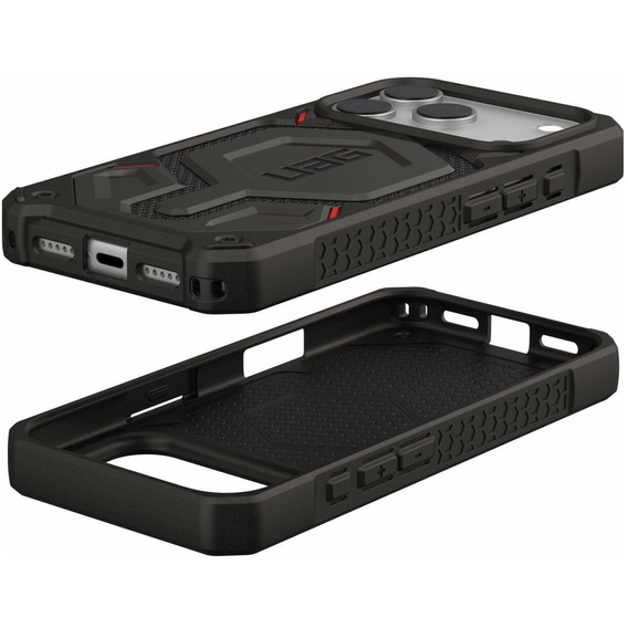 Carcasă Urban Armor Gear pentru iPhone 17 Pro Max, Monarch Pro Kevlar MagSafe, Kevlar Black