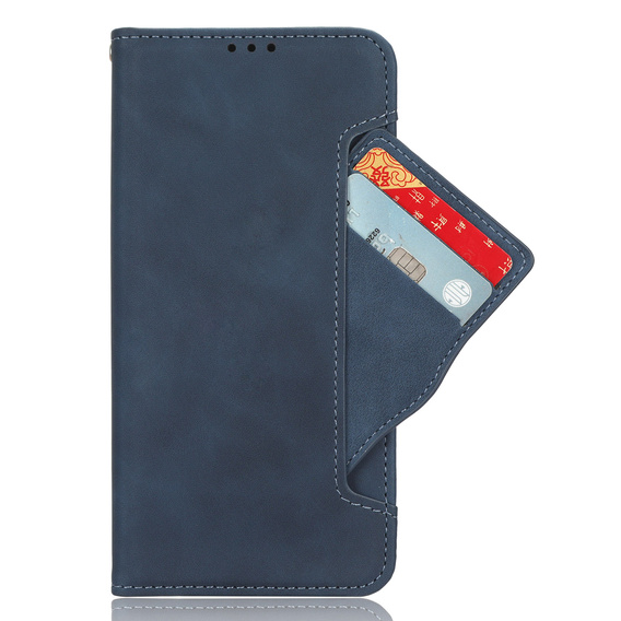 Cu clapetă pentru OnePlus Nord 5, Card Slot, albastru închis